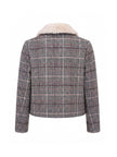 Gisele Wool Check Coat - Multi