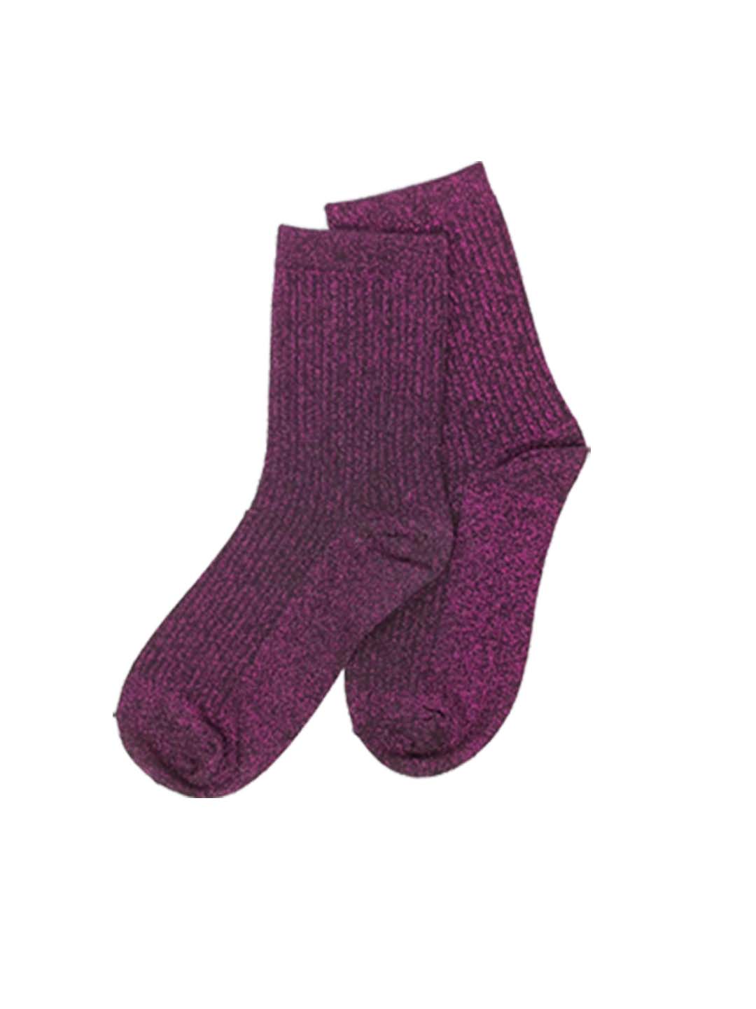 Women's hot pink glitter socks for fun statement outfits