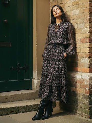 Hudson Womens Dress in Multi | Nooki Design, London UK