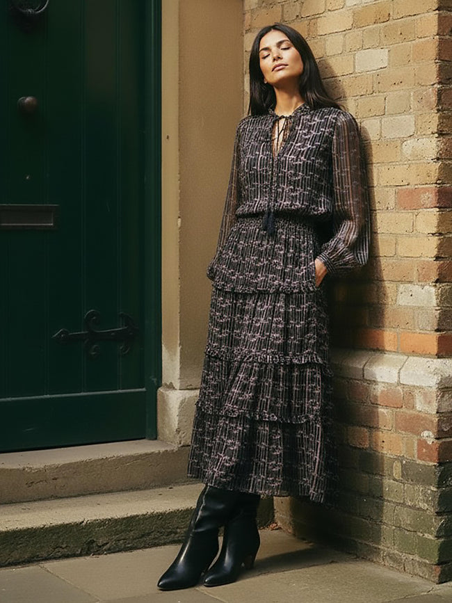 Hudson Womens Dress in Multi | Nooki Design, London UK