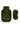 FAUX FUR HOT WATER BOTTLE AND EYE MASK SET IN OLIVE