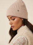 Iris Beanie Hat - Rose