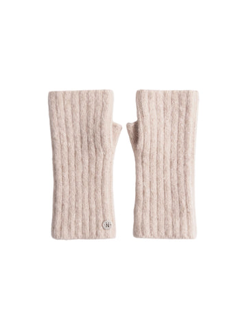 Iris Fingerless Gloves - Rose