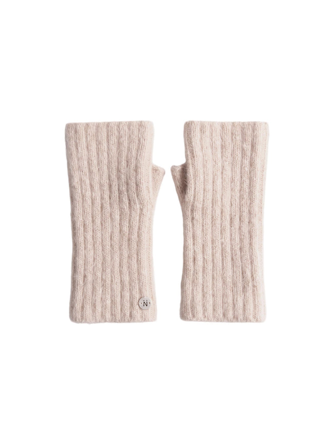 Iris Fingerless Gloves - Rose
