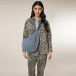 Jessie Oversized Crescent Bag - Teal