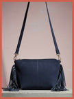 Kingston Tassle Cross Body Bag - Blue