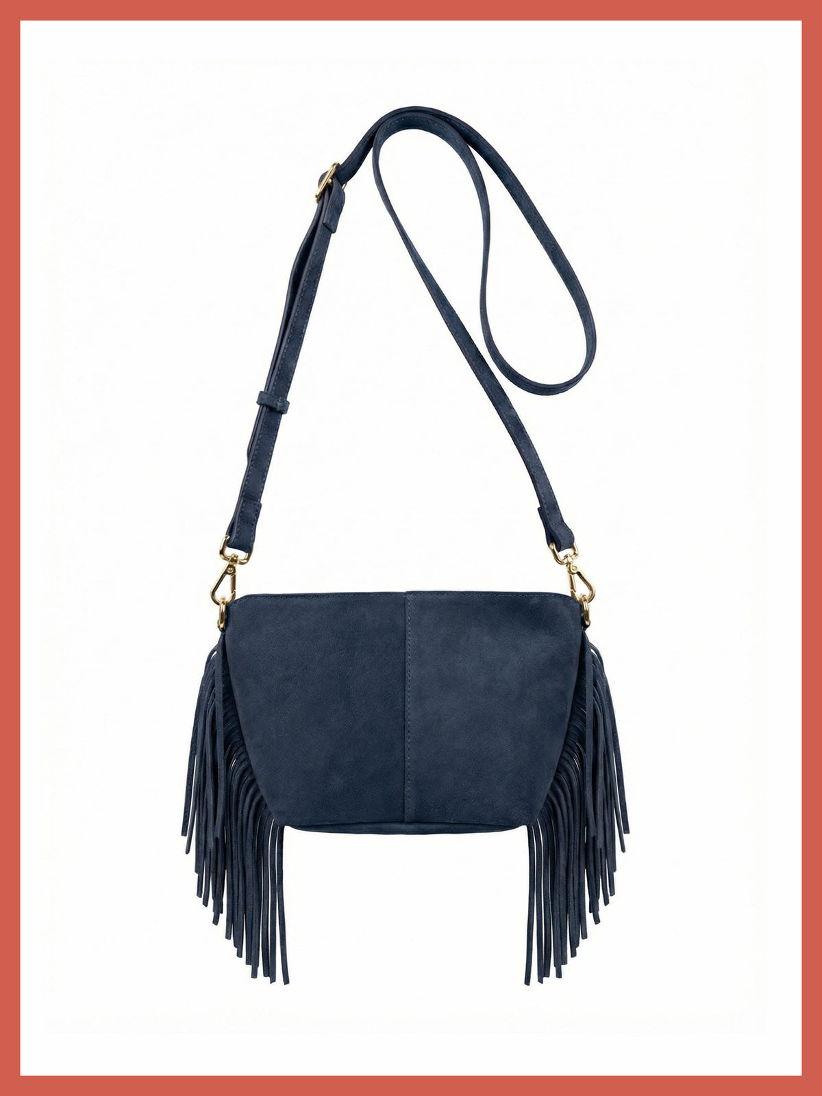 Kingston Tassle Cross Body Bag - Blue