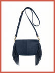 Kingston Tassle Cross Body Bag - Blue
