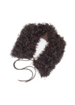 Klara Fur Collar In Chocolate