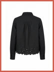 Koren Embroidered Blouse In Black