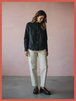 Koren Embroidered Blouse In Black