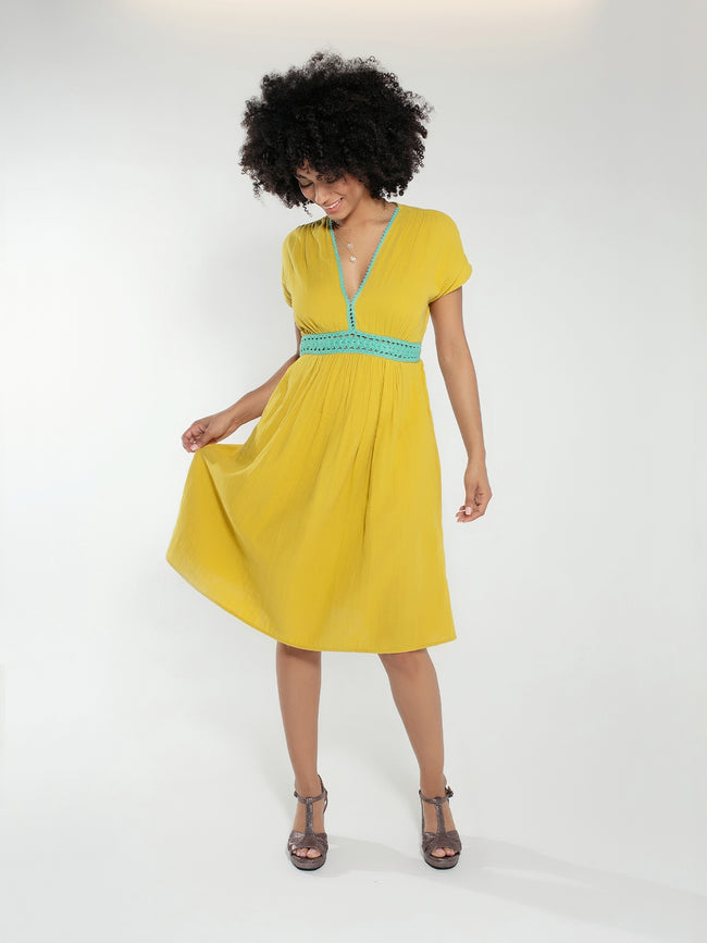 Layla Dress in Olive