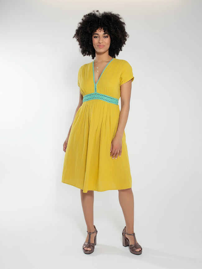 Layla Dress in Olive