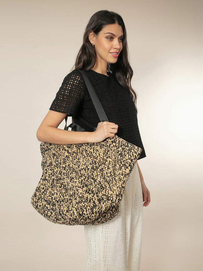 Larkin Shopper Bag - Black Mix