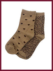 Women's camel mix sock set for cosy everyday wear