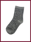 Grey women's patterned socks in a cosy multi-pair set