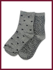 Women's grey mix sock set for cosy everyday comfort