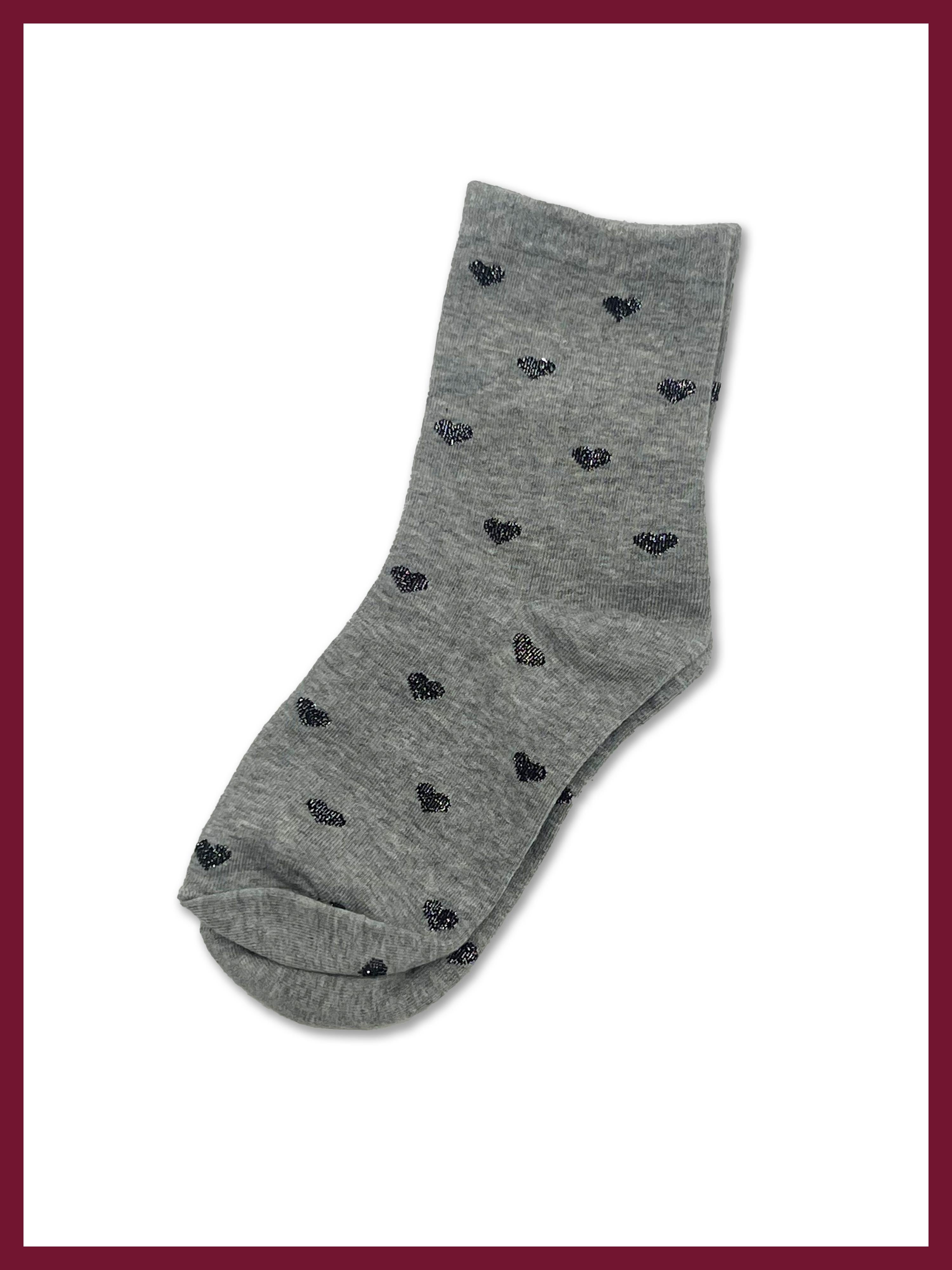 Love Leo Sock Set-Grey Mix