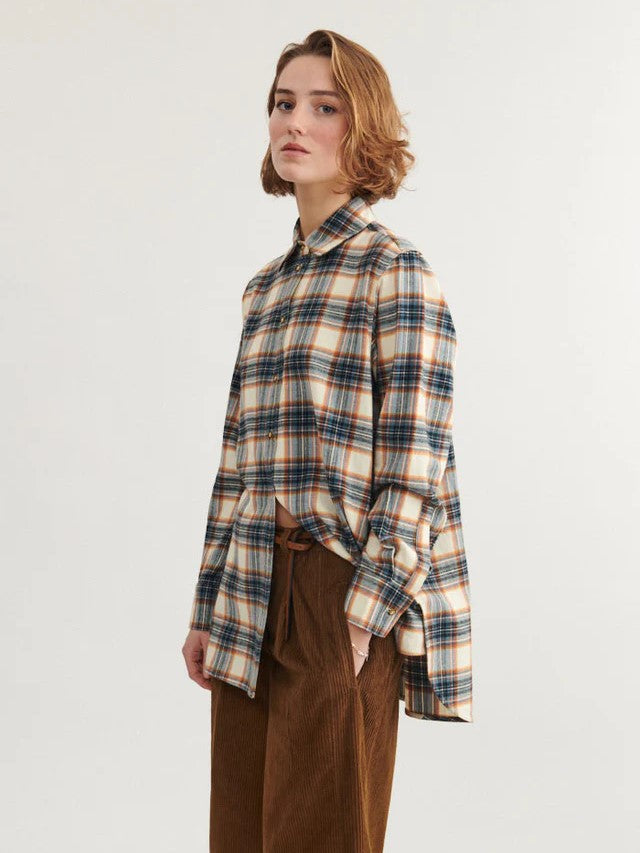 Lula Oversized Shirt - Check