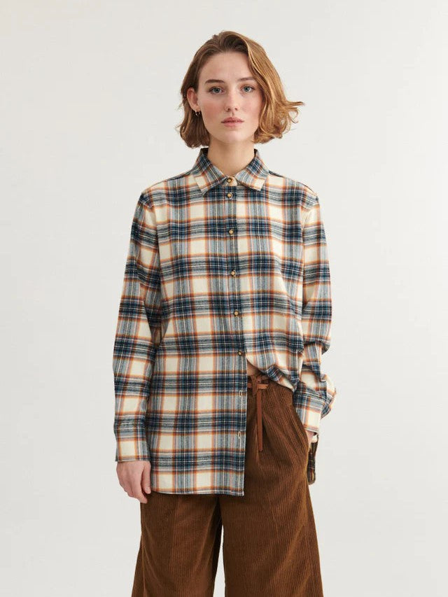 Lula Oversized Shirt - Check