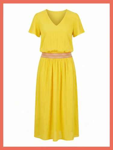 Lulu Summer Dress - Yellow