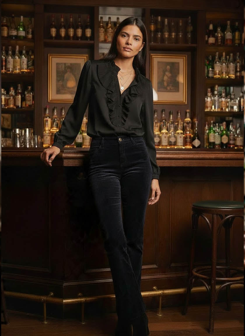 Marlow Blouse-Black