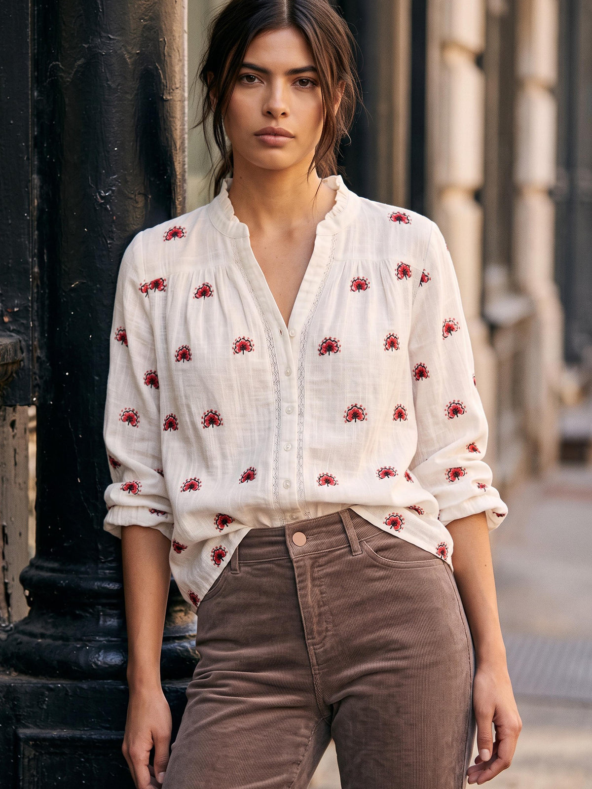 Martina Blouse - Ecru