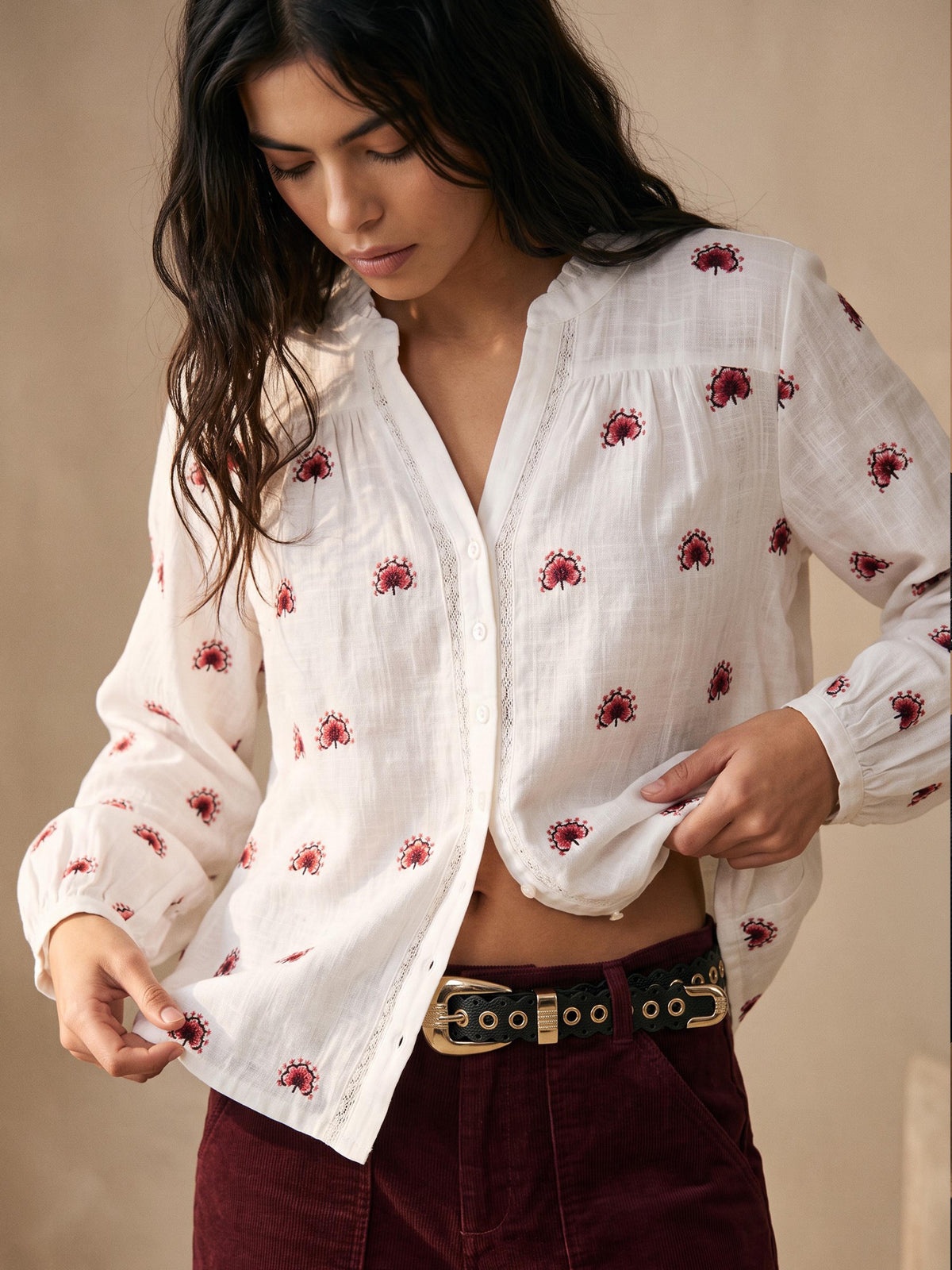Martina Blouse - Ecru