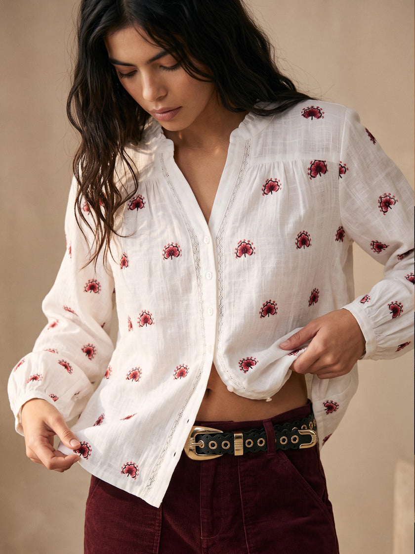 Martina Blouse - Ecru