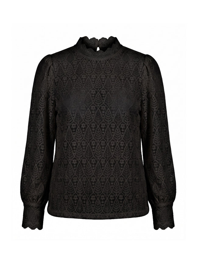 Melody Lace Top - Black