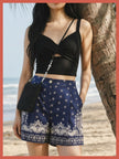 Billie Crochet Phone Bag - Black