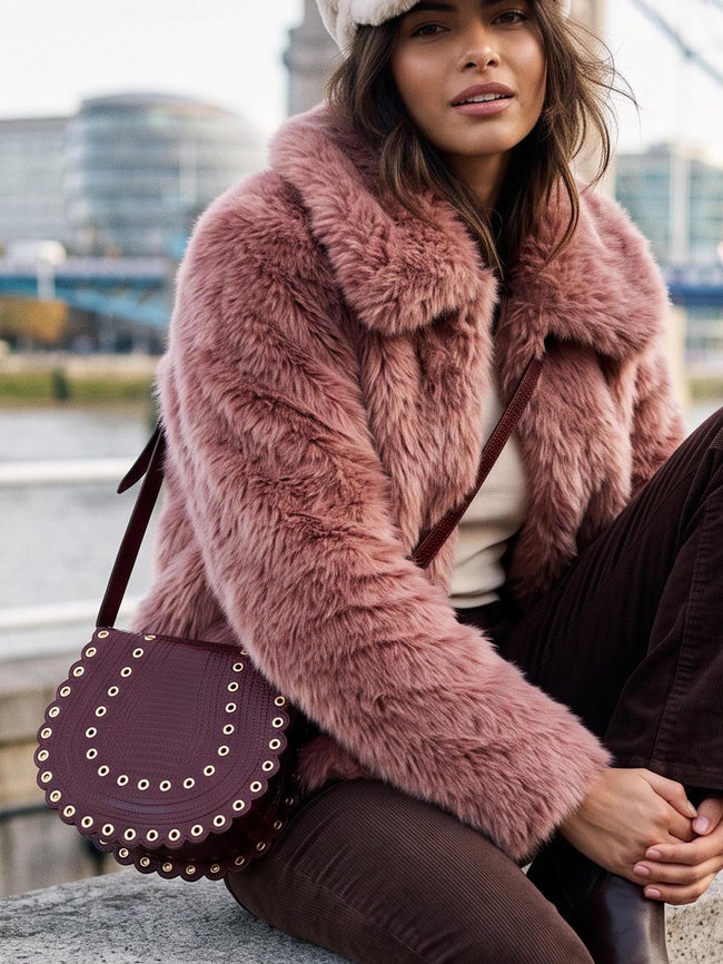 Montreal Leather Satchel - Burgundy