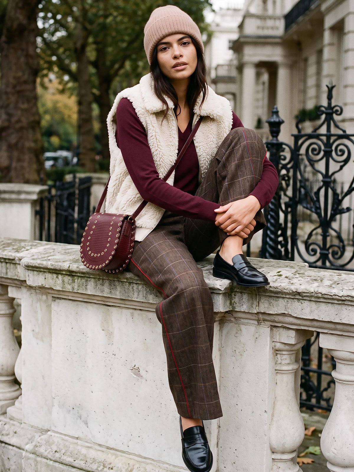 Mylo Borg Gilet - Cream
