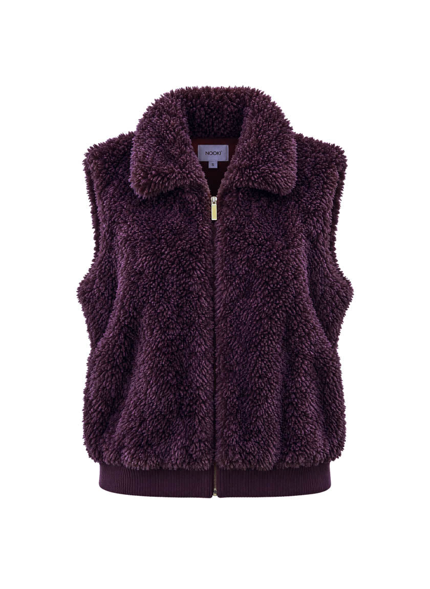 Mylo Borg Gilet - Plum