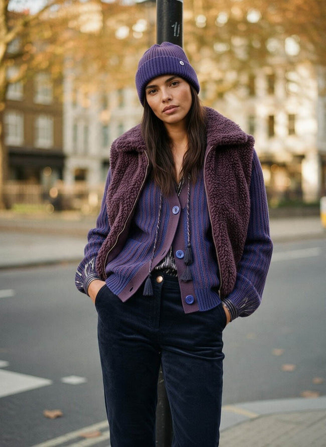 Mylo Borg Gilet - Plum