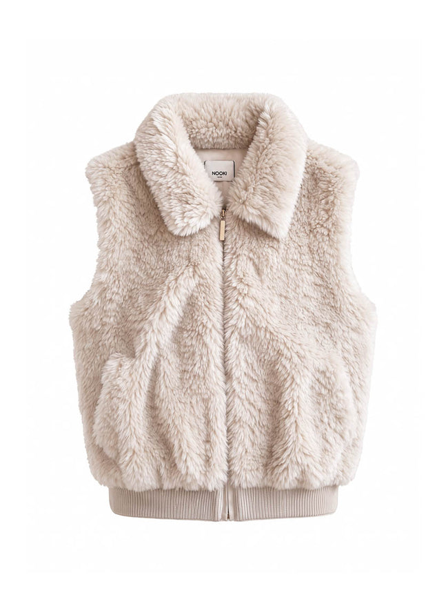 Mylo Borg Gilet - Cream