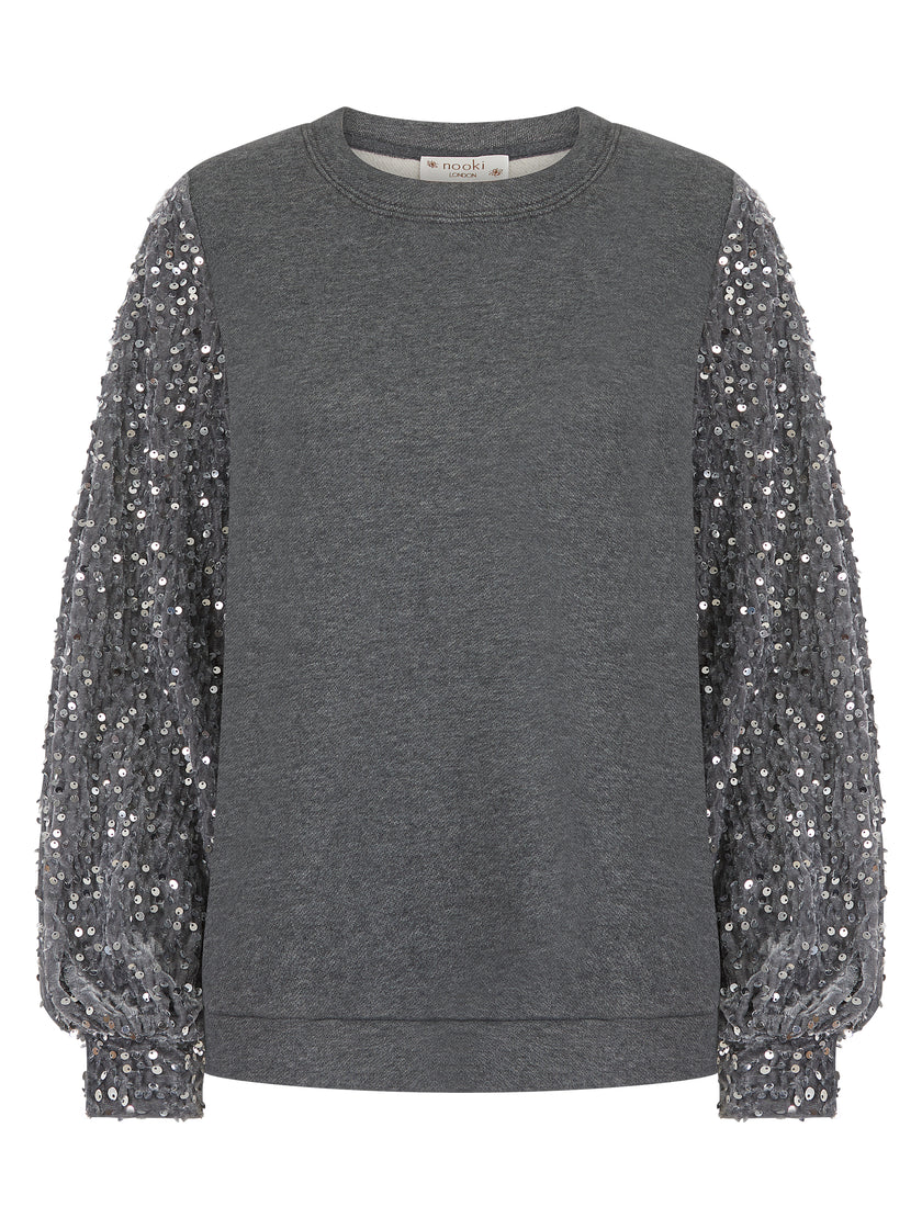 CLIFTON SWEATER IN GREY