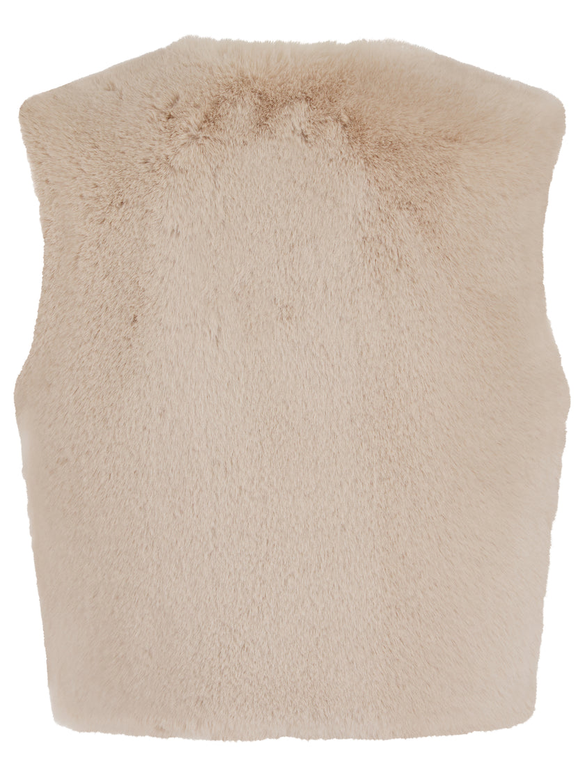 EDELWEISS GILET IN MINK