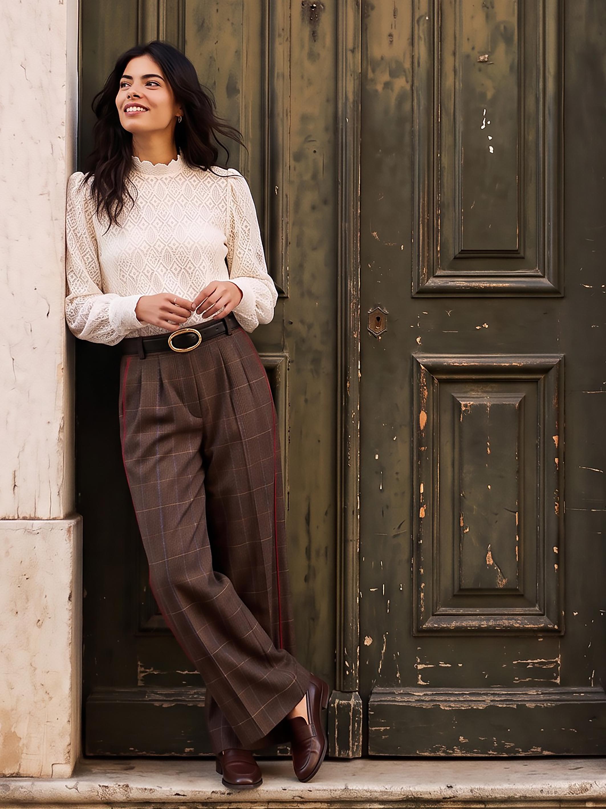 Nevada Check Trousers - Multi