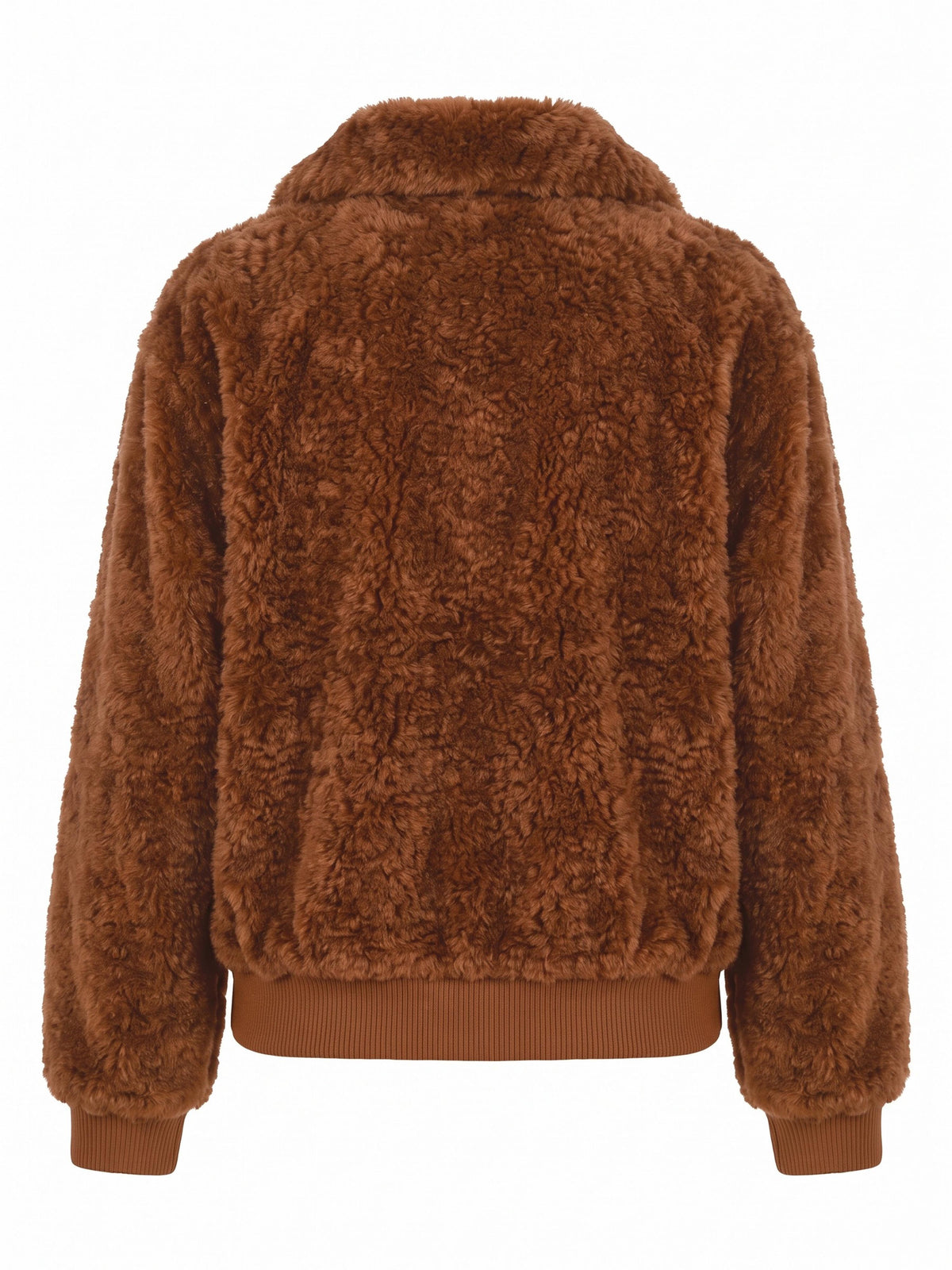 Otis Faux Fur Bomber Jacket - Toffee