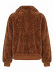 Otis Faux Fur Bomber Jacket - Toffee