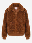 Otis Faux Fur Bomber Jacket - Toffee