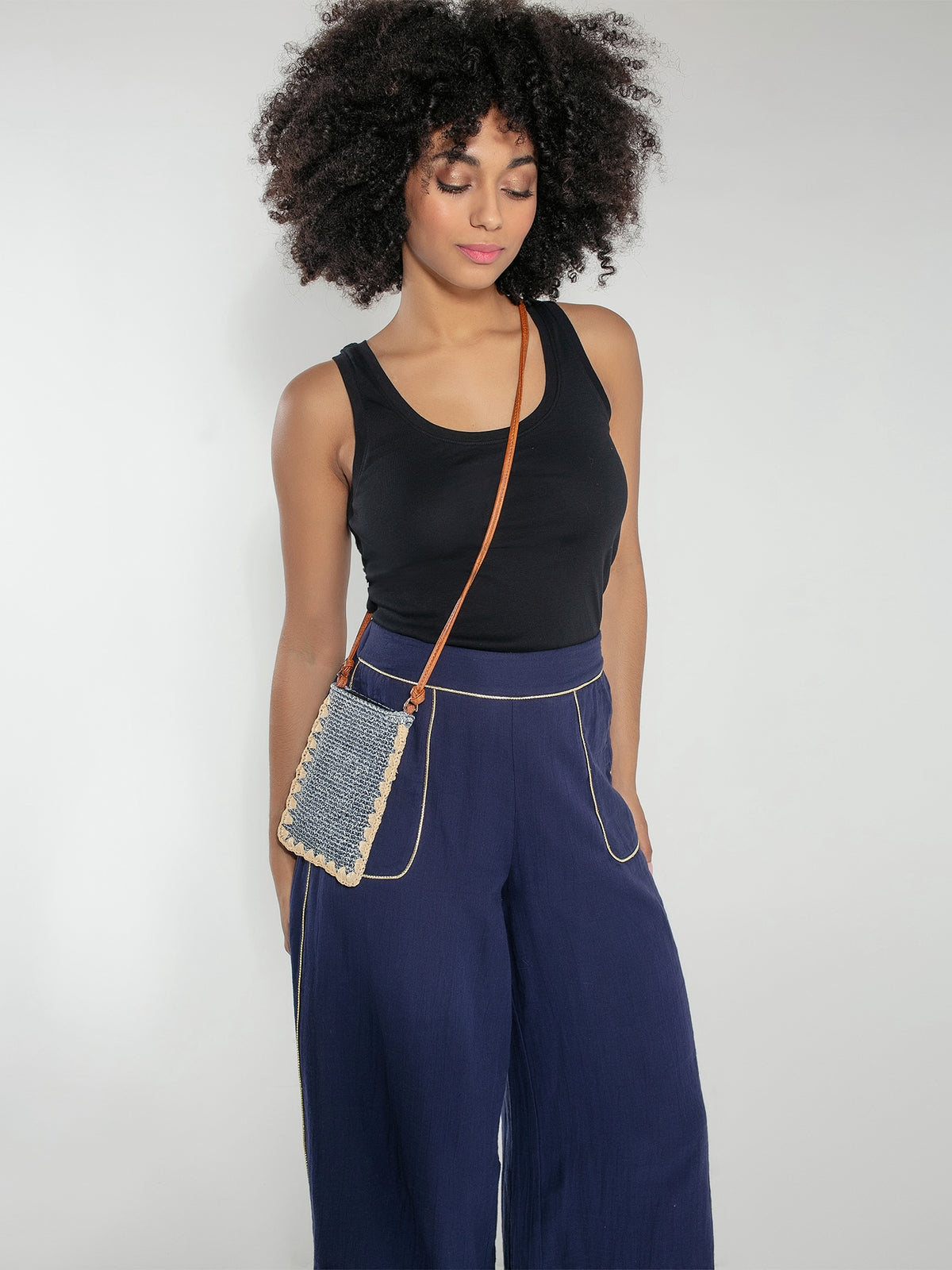 Phoebe Phone Case in Blue Mix