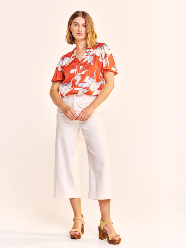 Parma Cropped Jeans - Ecru