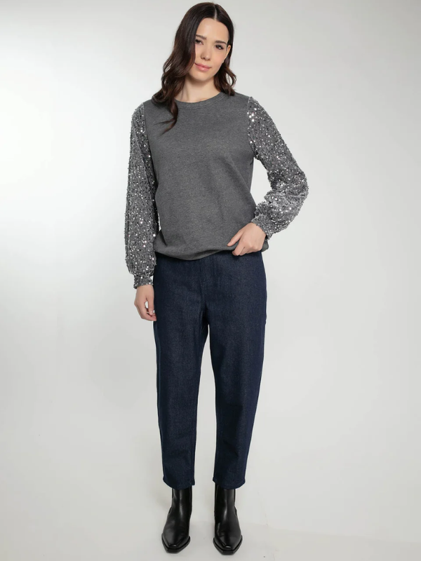CAROLINE TROUSERS IN DENIM