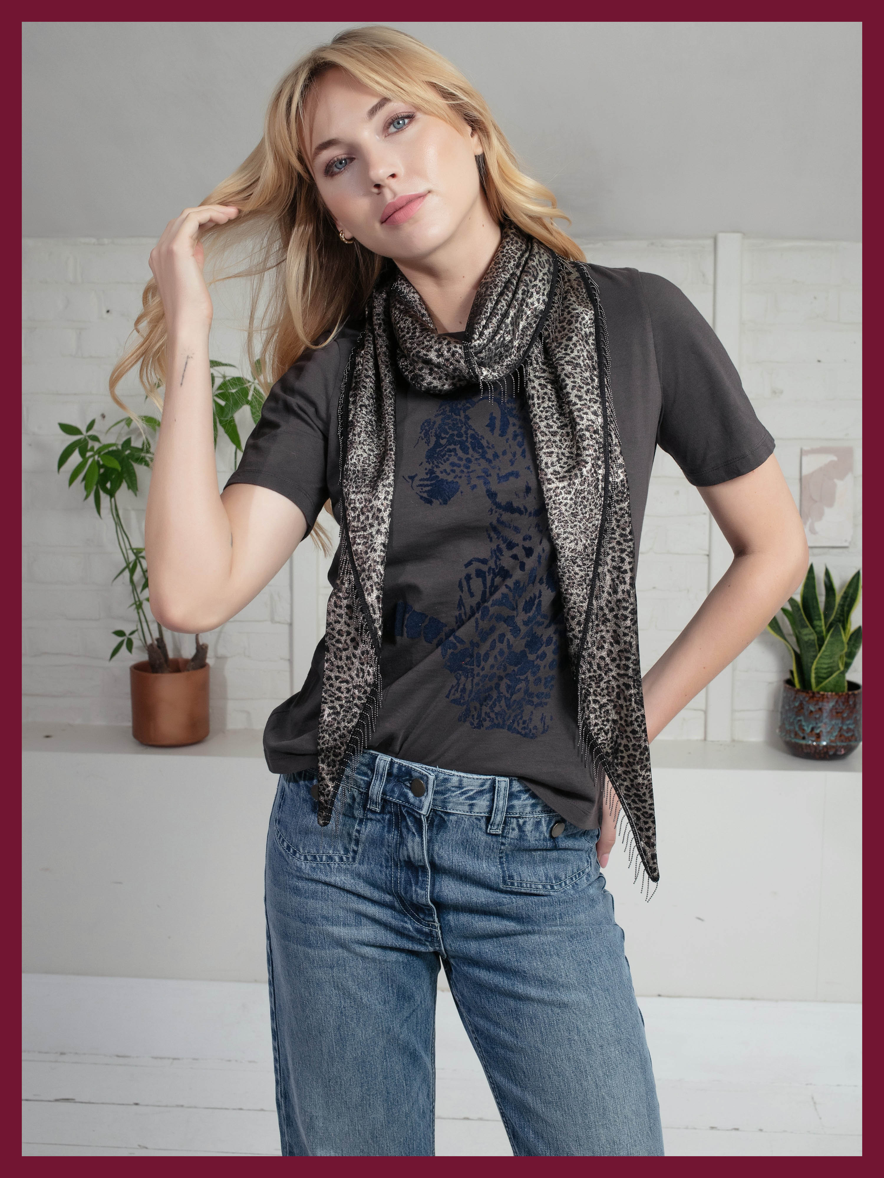 Priscilla Leopard T Shirt
