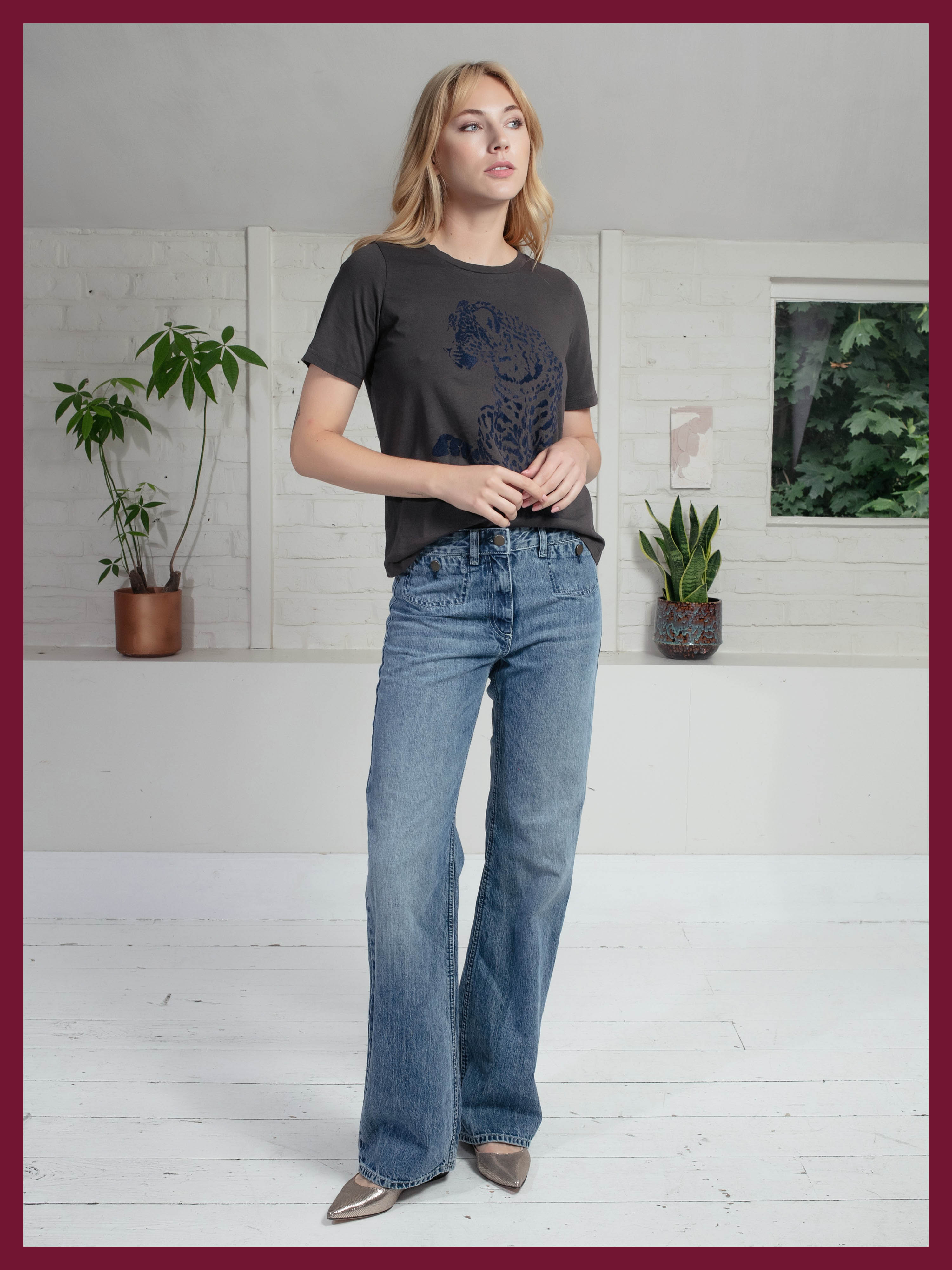 Priscilla Leopard T Shirt