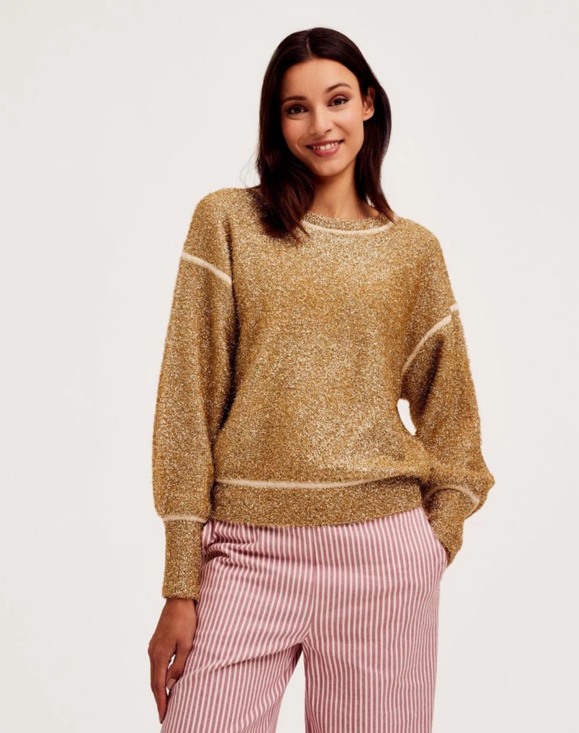 PUNT Pullover from CKS Fashion in Gold