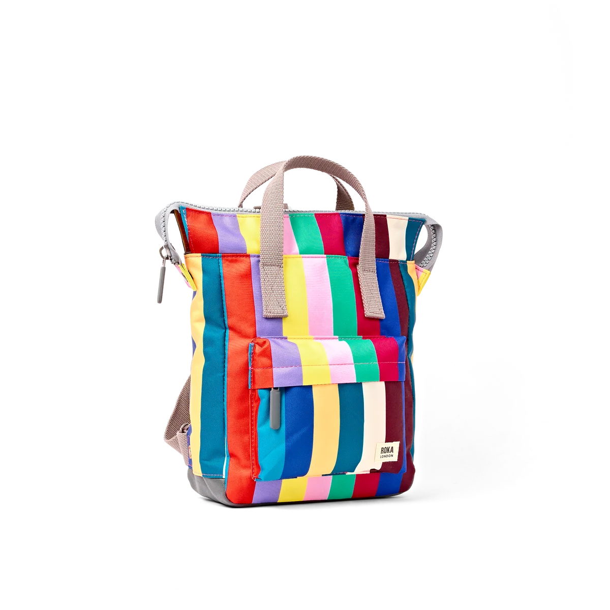 Bantry Backpack in Wide Multi Stripe