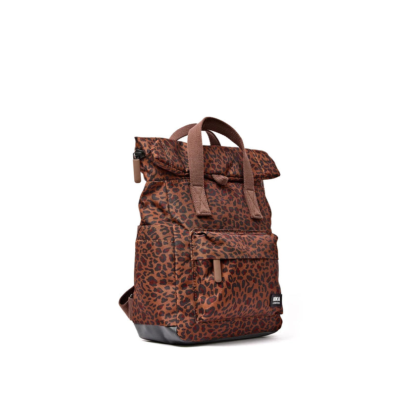 Canfield Roll Top Backpack - Mini Leopard